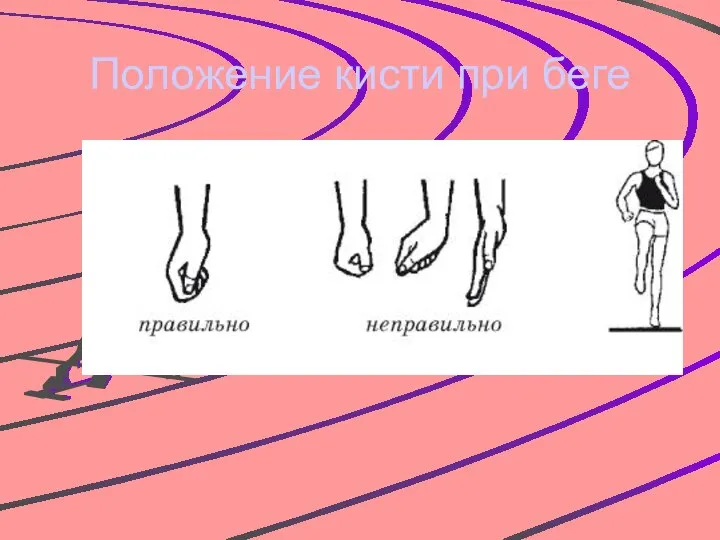 Положение кисти при беге