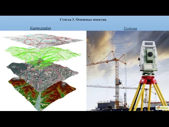 Статья 3. Основные понятия. Картография Геодезия