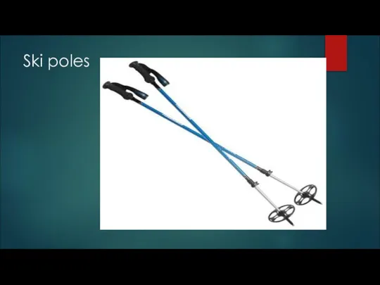 Ski poles