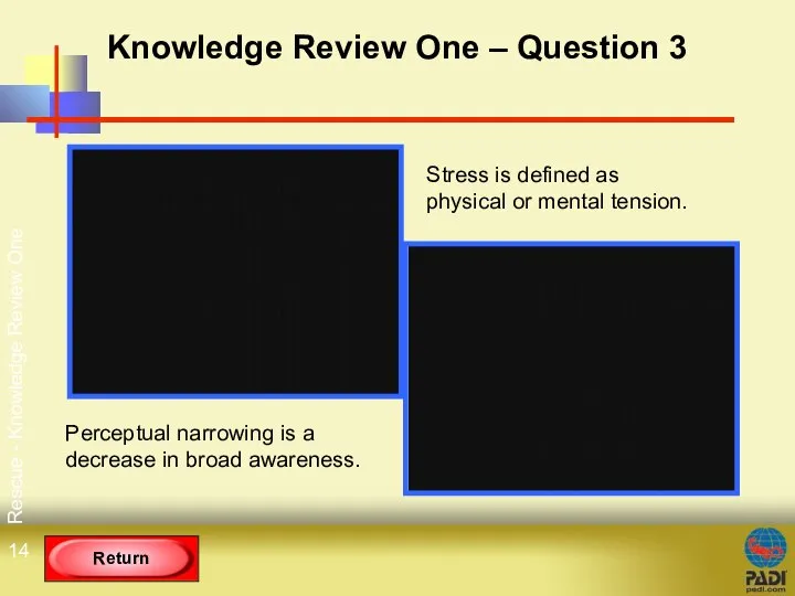 Rescue - Knowledge Review One Knowledge Review One – Question 3