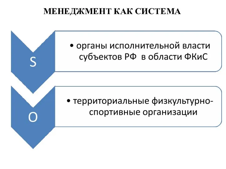 МЕНЕДЖМЕНТ КАК СИСТЕМА