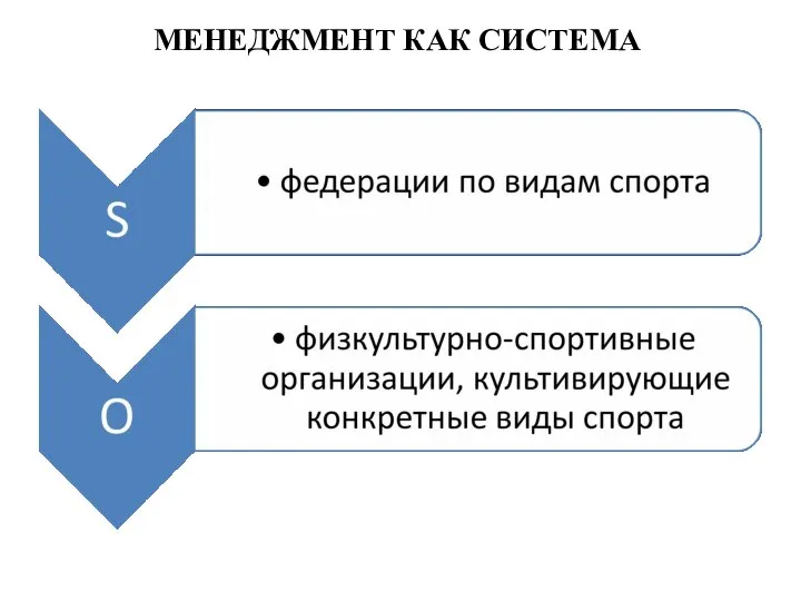 МЕНЕДЖМЕНТ КАК СИСТЕМА