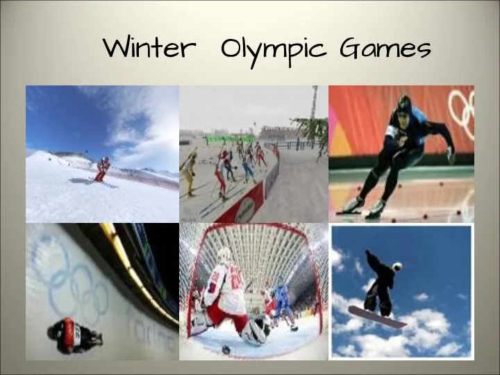 Winter Olympic Games