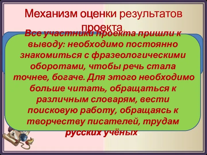 создали презентацию о фразеологизмах составили словарь фразеологизмов и продолжаем над ним