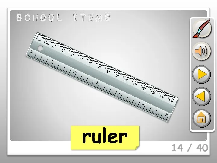 14 / 40 ruler