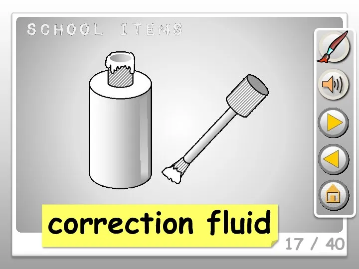 17 / 40 correction fluid