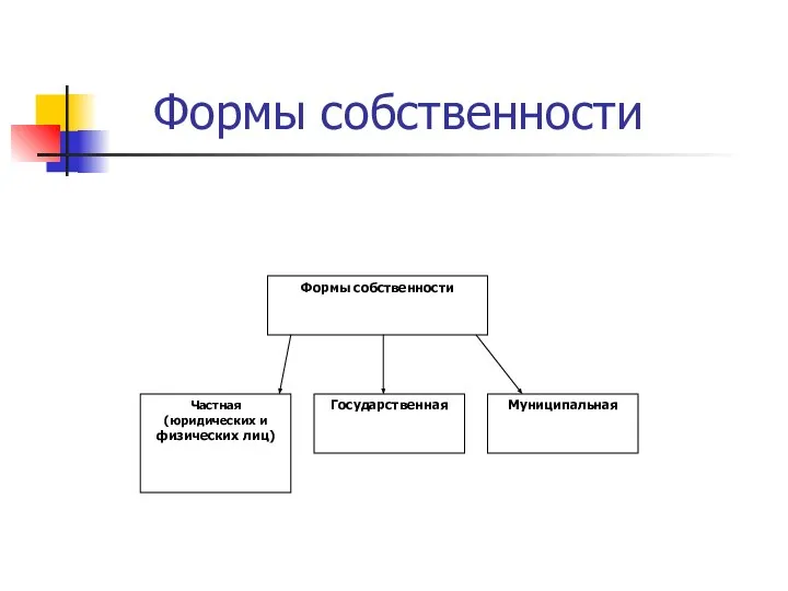 Формы собственности