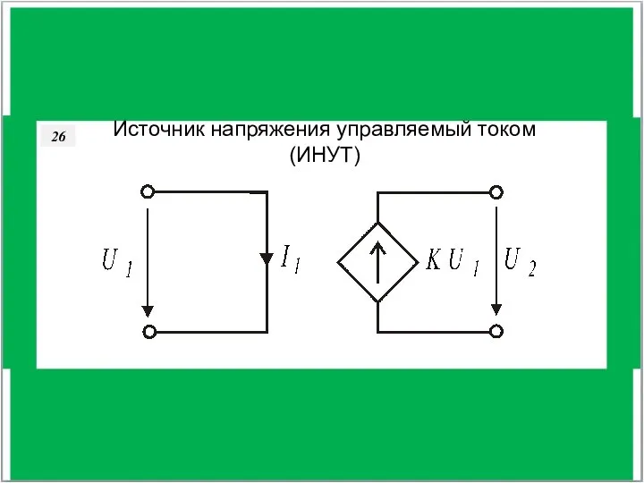 36 Источник напряжения управляемый током (ИНУТ) 26