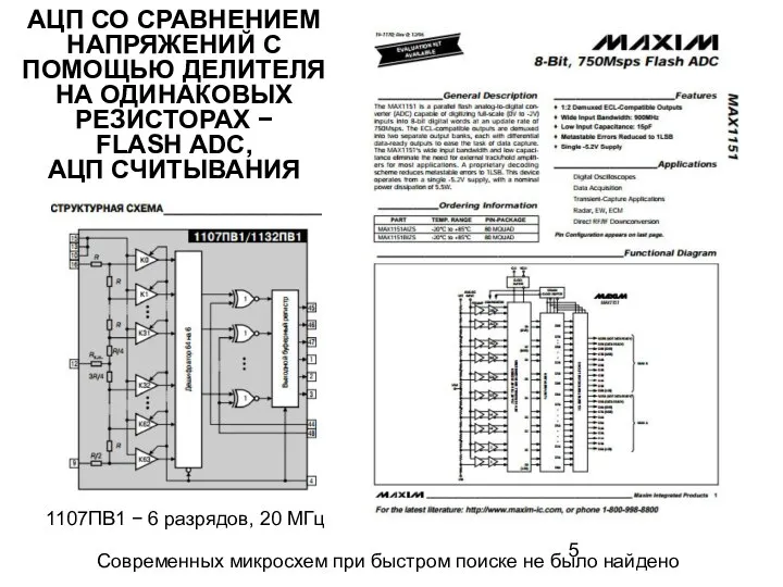 АЦП СО СРАВНЕНИЕМ НАПРЯЖЕНИЙ С ПОМОЩЬЮ ДЕЛИТЕЛЯ НА ОДИНАКОВЫХ РЕЗИСТОРАХ −