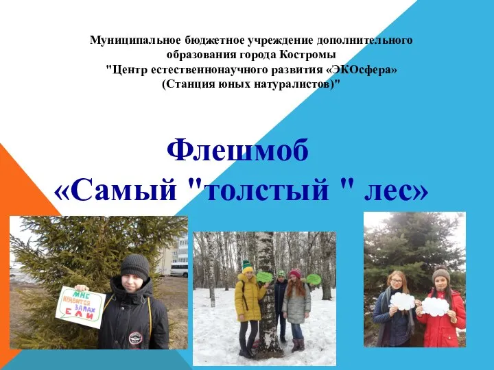 Муниципальное бюджетное учреждение дополнительного образования города Костромы "Центр естественнонаучного развития «ЭКОсфера»