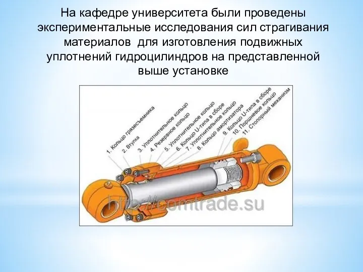 На кафедре университета были проведены экспериментальные исследования сил страгивания материалов для