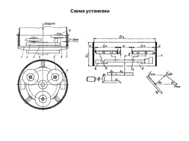 Схема установки