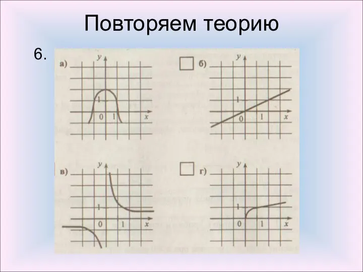 Повторяем теорию 6.