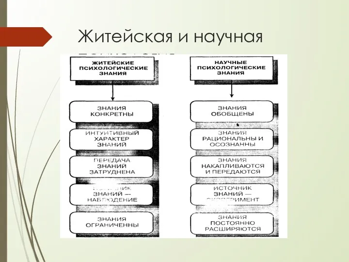 Житейская и научная психология