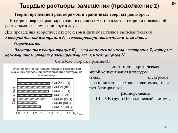 Теория предельной растворимости граничных твердых растворов. В теории твердых растворов одно