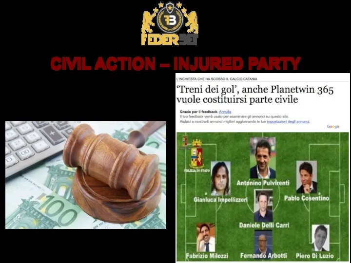 CIVIL ACTION – INJURED PARTY