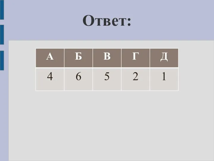 Ответ: