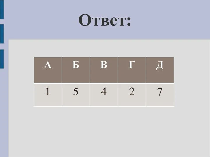 Ответ: