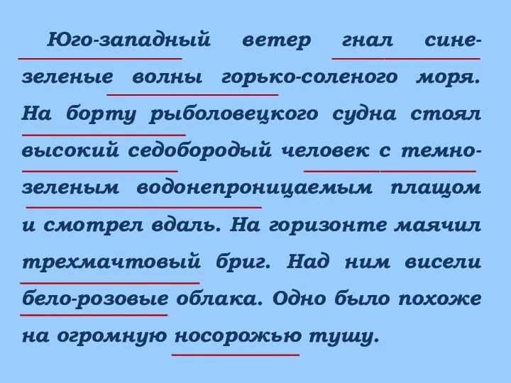 Юго-западный ветер гнал сине-зеленые волны горько-соленого моря. На борту рыболовецкого судна