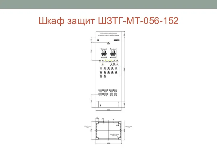 Шкаф защит ШЗТГ-МТ-056-152