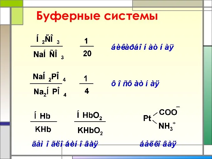 Буферные системы