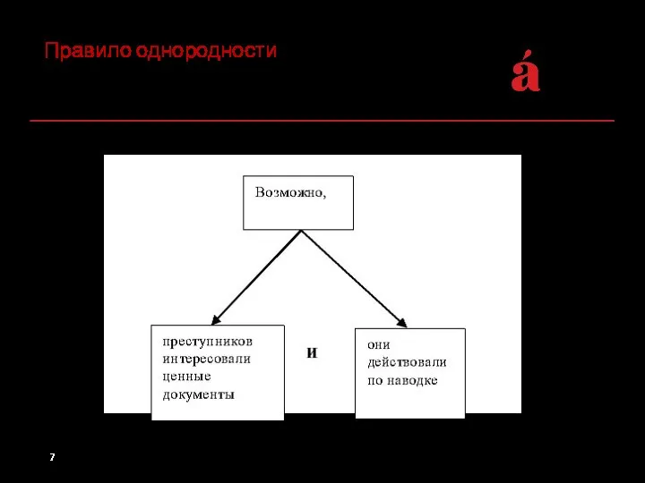 Правило однородности