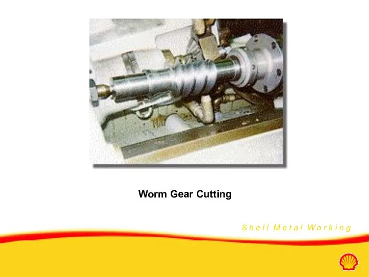 Worm Gear Cutting