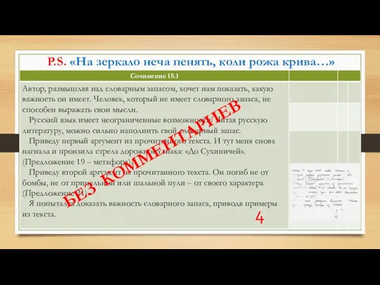 P.S. «На зеркало неча пенять, коли рожа крива…» 4 БЕЗ КОММЕНТАРИЕВ