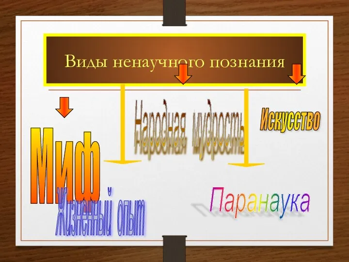 Виды ненаучного познания