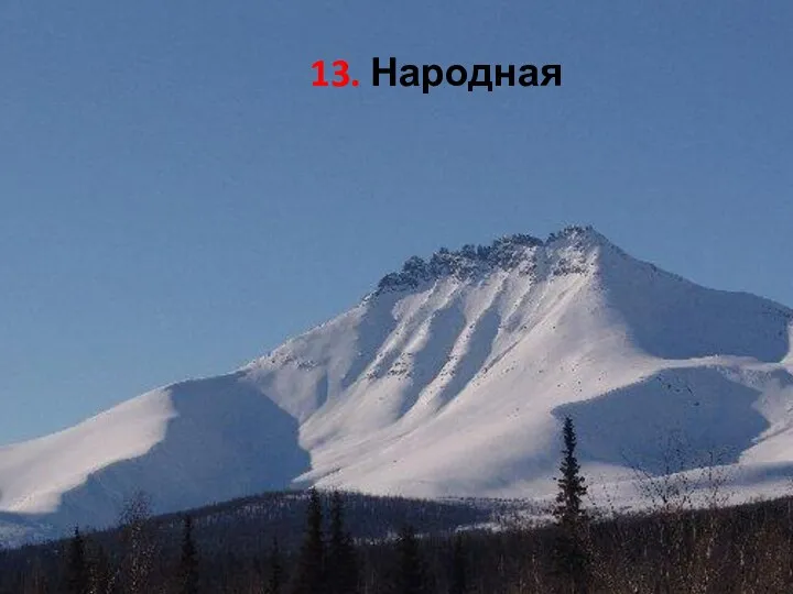 13. Народная