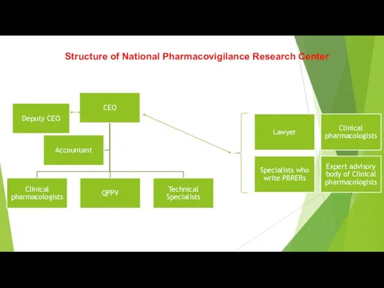 Structure of National Pharmacovigilance Research Center