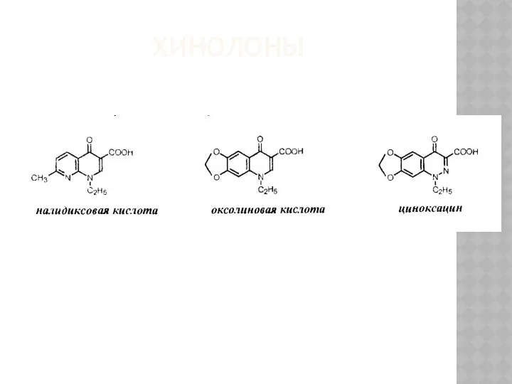 ХИНОЛОНЫ