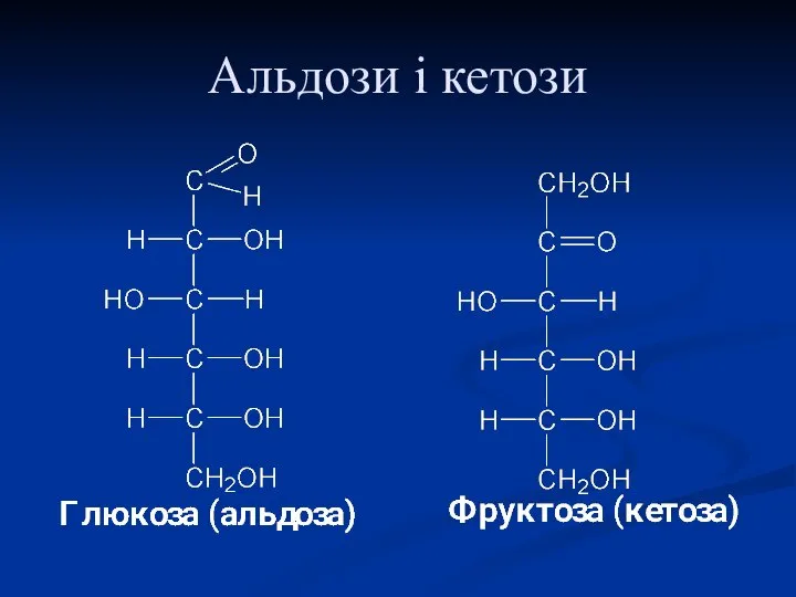 Альдози і кетози