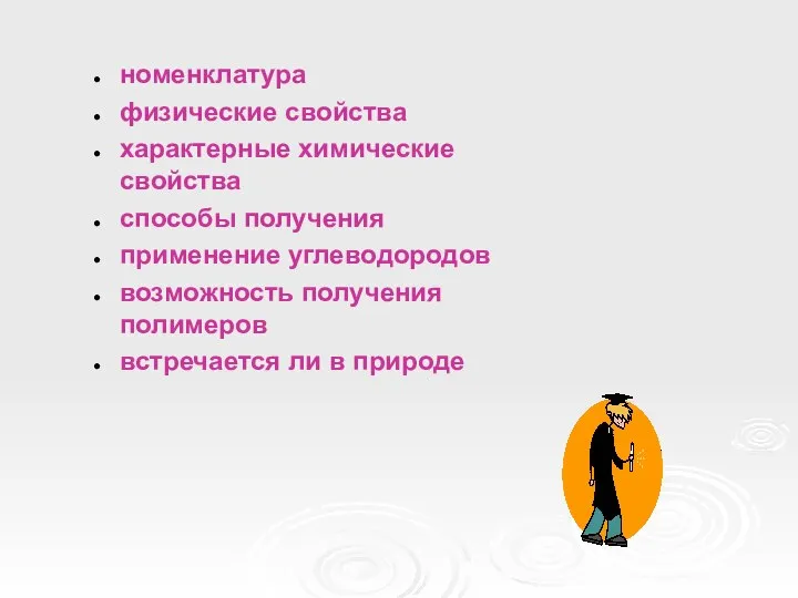 номенклатура физические свойства характерные химические свойства способы получения применение углеводородов возможность