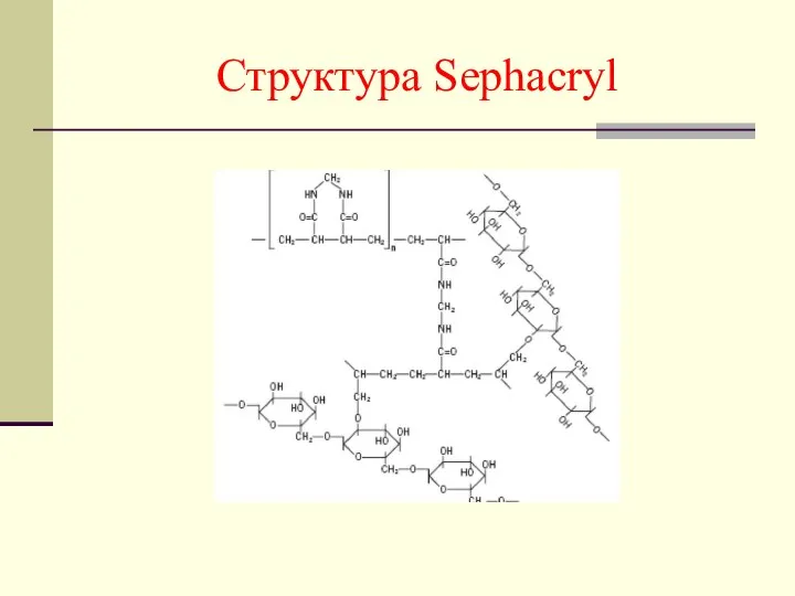 Структура Sephacryl