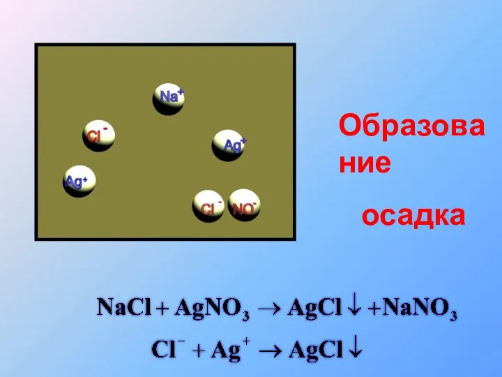 Образование осадка