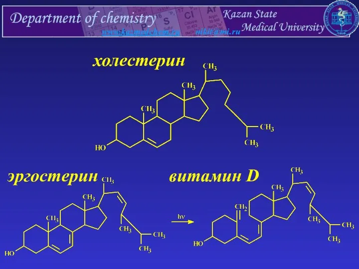 www.kazmedchem.ru nikit@mi.ru холестерин эргостерин витамин D