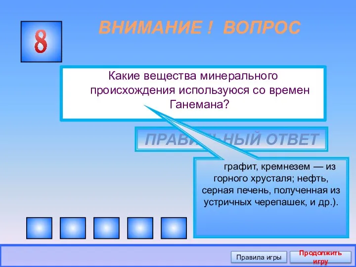 ВНИМАНИЕ ! ВОПРОС Какие вещества минерального происхождения используюся со времен Ганемана?