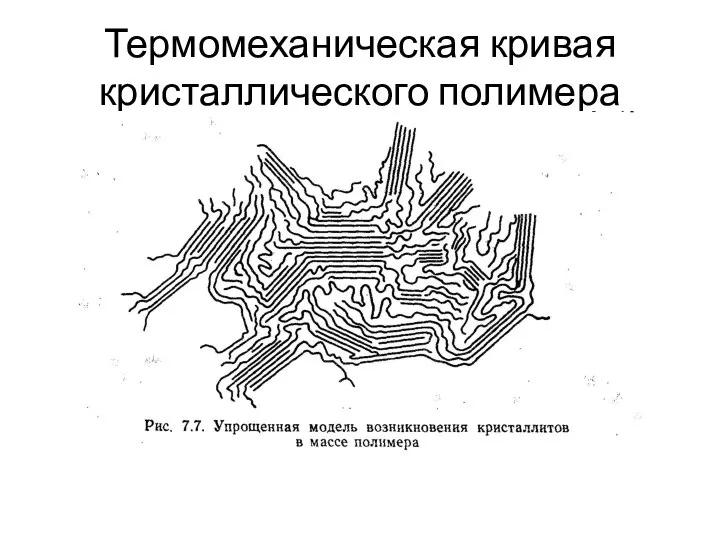 Термомеханическая кривая кристаллического полимера