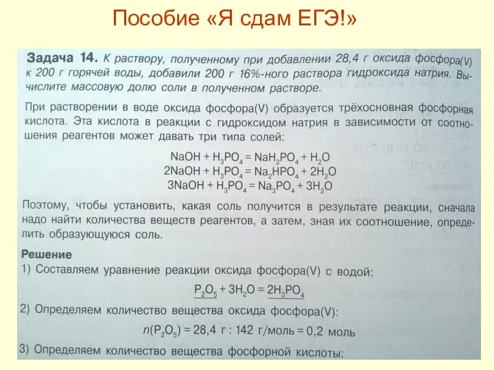 Пособие «Я сдам ЕГЭ!»