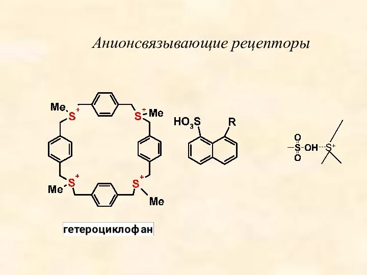 Анионсвязывающие рецепторы