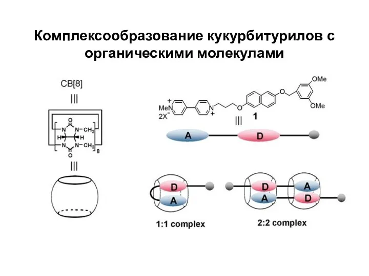 Комплексообразование кукурбитурилов с органическими молекулами