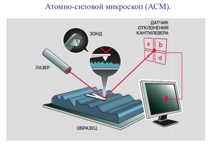 Атомно-силовой микроскоп (АСМ).