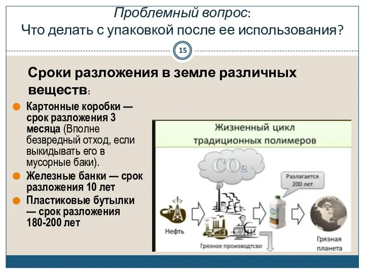 Проблемный вопрос: Что делать с упаковкой после ее использования? Картонные коробки