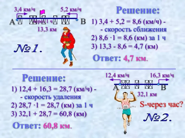 №1. А В А В S-через час?