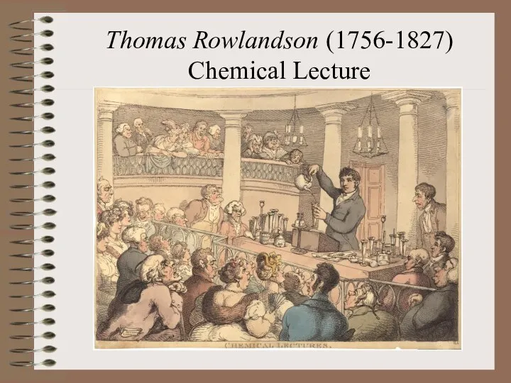 Thomas Rowlandson (1756-1827) Chemical Lecture