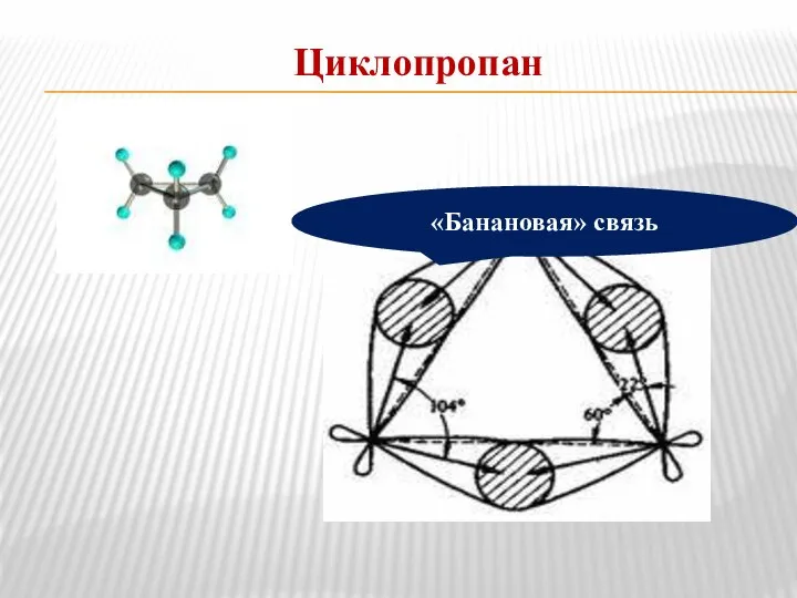 Циклопропан «Банановая» связь