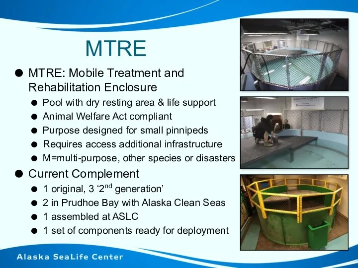 MTRE MTRE: Mobile Treatment and Rehabilitation Enclosure Pool with dry resting