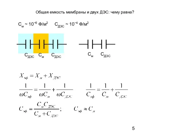 СДЭС См СДЭС См СДЭС См ~ 10−6 Ф/м2 СДЭС ~