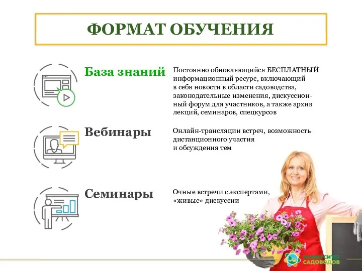 Вебинары Семинары База знаний Постоянно обновляющийся БЕСПЛАТНЫЙ информационный ресурс, включающий в